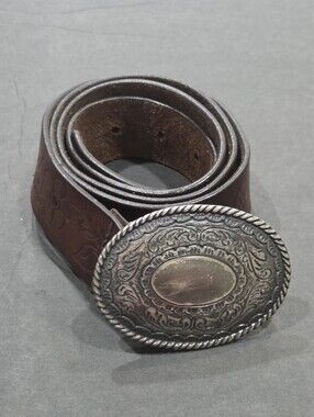 VTG.Aeropostale Brown  Leather Belt One Size